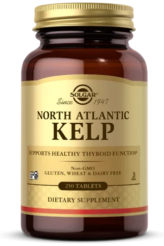 Solgar North Atlantic Kelp Tablets bottle