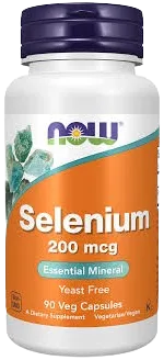 NOW Foods Selenium 200 mcg bottle