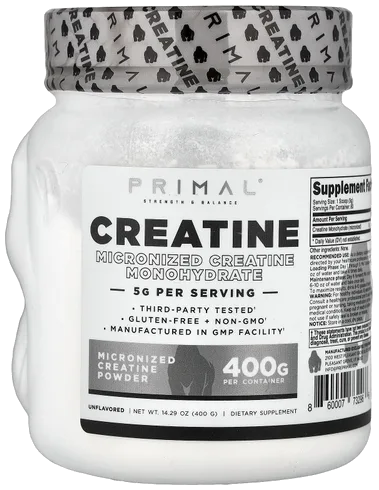 PrePrimal Creatine Powder Unflavored bottle