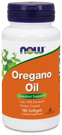 NOW Foods Oregano Oil 180 softgels bottle