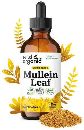 Wild & Organic Mullien Leaf Drops bottle