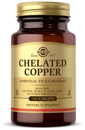 Solgar Chelated Copper bottle