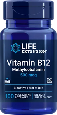 Life Extension Vitamin B12 Methylcobalamin bottle