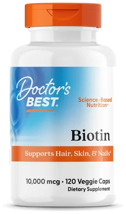 Doctor's Best Best Biotin 10,000 mcg bottle