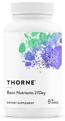 Thorne Basic Nutrients 2/Day (Multivitamin) bottle