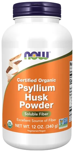 NOW Foods Psyllium Husk Powder bottle