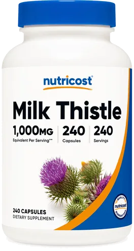 Nutricost Milk Thistle bottle