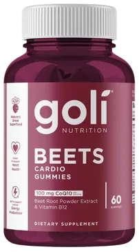 Goli Nutrition Beets Cardio Gummies bottle