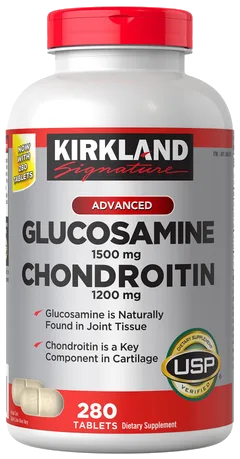Kirkland Signature Glucosamine bottle