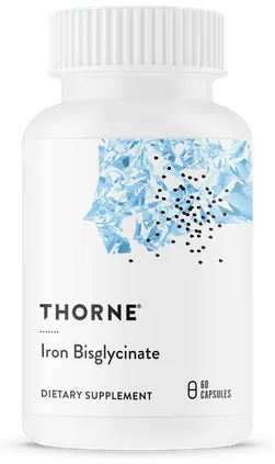 Thorne iron 25mcg bottle