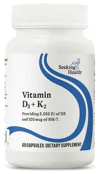 Seeking Health Vitamin D3 + K2 bottle