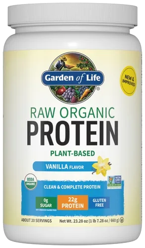 Garden of Life Raw Organic Protein Vanilla bottle